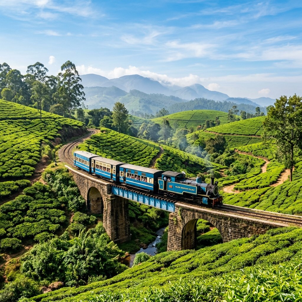 Ooty Nilgiri Mountain Railway and Tea Hills